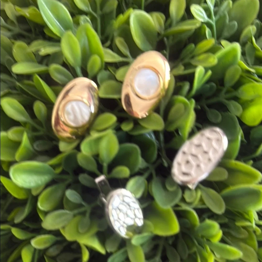 Vintage Elegant Gold and Silver Swank Cufflinks
